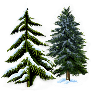 Snowy Cedar Tree PNG 42 PNG