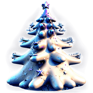 Snowy Christmas Tree PNG ffm71 PNG with transparent background
