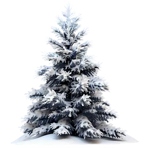 Snowy Christmas Trees Png 06292024 PNG Image