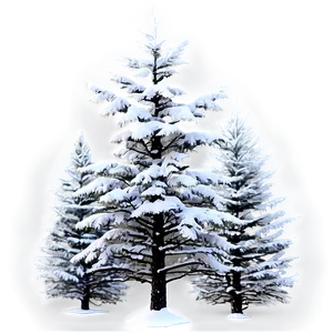 Snowy Forest Tree Png Jyu PNG Image