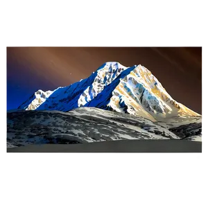 Snowy Mountain Twilight Png Rdi72 PNG Image