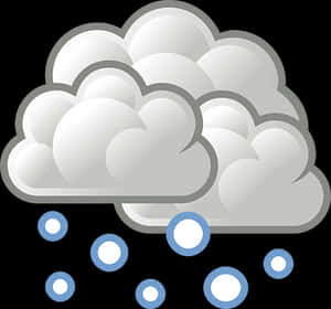 Snowy Weather Icon PNG image with transparent background