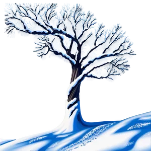 Snowy White Tree Graphic Png 41 PNG Image