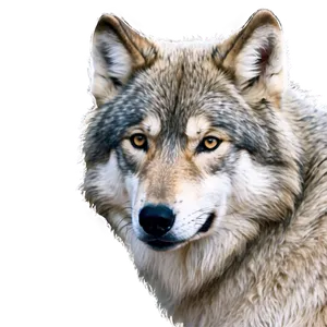 Snowy Wolf Face Image Png 06292024 PNG Image