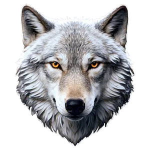 Snowy Wolf Face Image Png 39 PNG Image