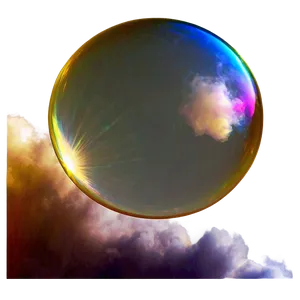 Soap Bubble On Sky Background Png 63 PNG Image