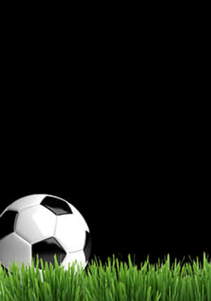 Soccer Ballon Grass Background PNG image with transparent background