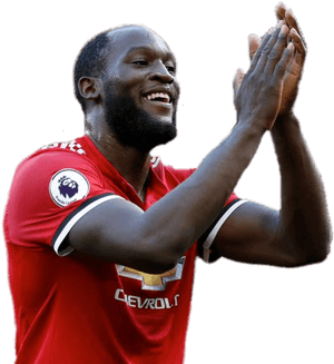 Soccer_ Player_ Celebratory_ Clapping PNG image with transparent background