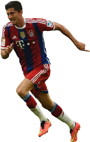 Soccer_ Player_in_ Action PNG Image