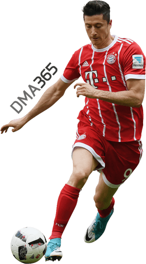 Soccer_ Player_in_ Action PNG image with transparent background