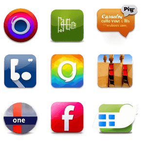 Social Media Icons PNG mlo PNG