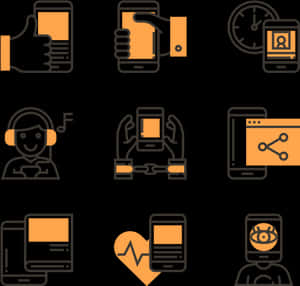 Social_ Media_ Interaction_ Icons_ Set PNG