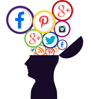 Social Media Mindset PNG image with transparent background