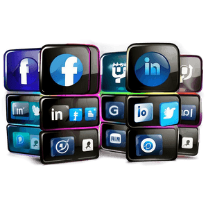 Social Network Icons Collection PNG wye74 PNG