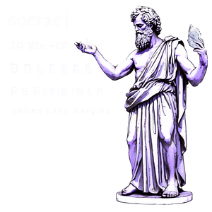 Socratic Philosophy PNG 06252024 PNG with transparent background