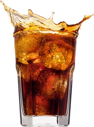 Soda Splashin Glass PNG Image