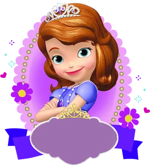 Sofia The First Princess Portrait PNG Image