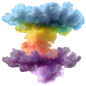 Soft Color Smoke Cloud Png Ssf PNG Image