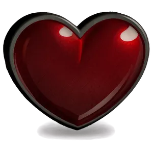 Soft Edge Red Heart Emoji Png 06262024 PNG Image