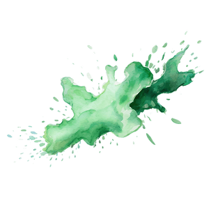Soft Green Watercolor Splash PNG 26 PNG image with transparent background