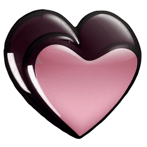 Soft Pink Heart Graphic PNG 05232024 PNG image with transparent background
