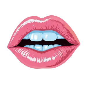 Soft Pink Lips Graphic Png Rxu PNG Image