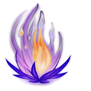 Soft Purple Fire PNG 64 PNG with transparent background
