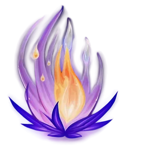 Soft Purple Fire Png 64 PNG Image