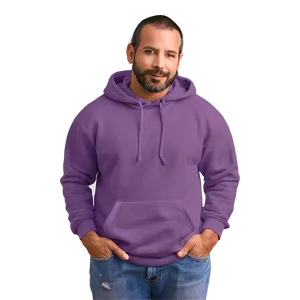 Soft Purple Hoodie Template Png 06292024 PNG Image