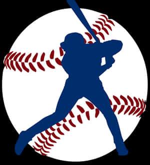 Softball Silhouette Graphic PNG image with transparent background