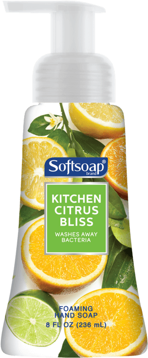 Transparent Foam Soap - Softsoap Citrus Foaming Soap, HD Png Download PNG