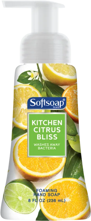 Softsoap Kitchen Citrus Bliss Hand Soap PNG Image