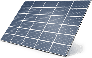 Solar Panel Isolatedon White PNG image with transparent background