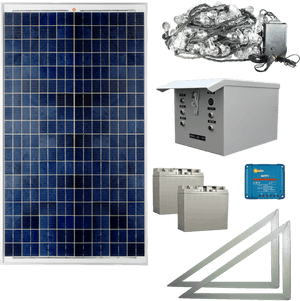 Xp08 Solar 200 Led Christmas / Fairy Light Commercial - Solar Panel, HD Png Download PNG image with transparent background