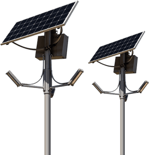 Iluminacion Con Paneles Solares, HD Png Download PNG image with transparent background