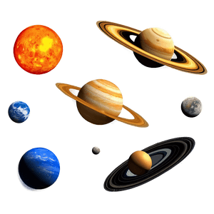 Solar System Planets PNG cfh PNG
