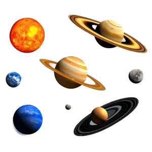 Solar System Planets Png Cfh PNG Image