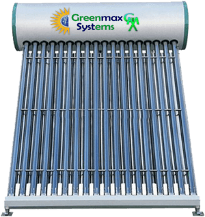 Solar Water Heater - Solar Water Heater Front View, HD Png Download PNG with transparent background