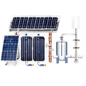 Solar Water Heating System PNG exk65 PNG with transparent background