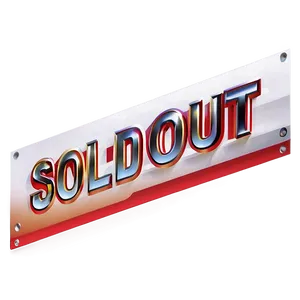 Sold Out Banner Png 16 PNG Image