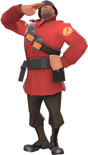 Soldier Marketing Pose 2 - Tf2 Soldier Png, Transparent Png PNG with transparent background