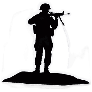 Soldier Silhouette Memorial PNG dpy24 PNG with transparent background