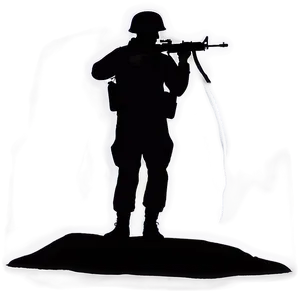 Soldier Silhouette Memorial Png Dpy24 PNG Image