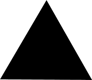 Black Triangle Png - Black Triangle No Background PNG