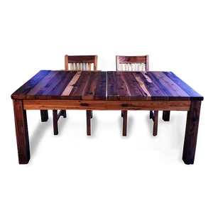 Solid Wood Dining Table Png 06122024 PNG Image