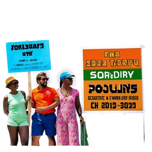 Solidarity Picket Sign Png Gjx PNG Image