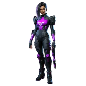 Sombra Cyberpunk Outfit Png Afv PNG Image