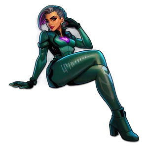 Sombra Fan Art Design Png Kct PNG Image