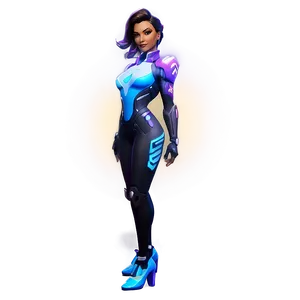 Sombra Overwatch League Skin Png 89 PNG Image