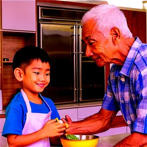 Son Helping In Kitchen Png Kdb37 PNG Image